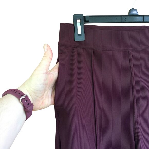 Lululemon Urban Strides Super High Rise Pants Cassis Purple Red Women's Size 10 - Picture 6 of 11